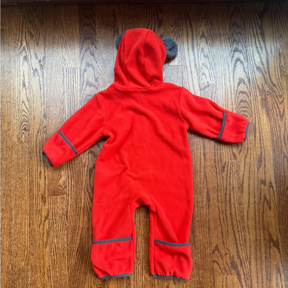 NEW Cuddle Club Bear Fleece Bunting 6-12 Months - Picture 3 of 8